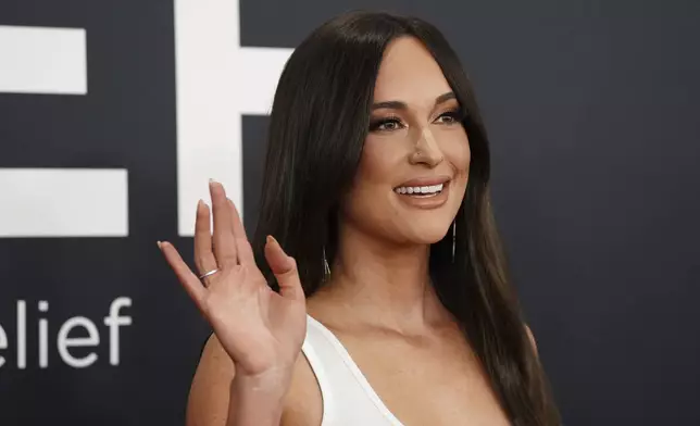 Kacey Musgraves arrives at the 67th annual Grammy Awards on Sunday, Feb. 2, 2025, in Los Angeles. (Photo by Jordan Strauss/Invision/AP)