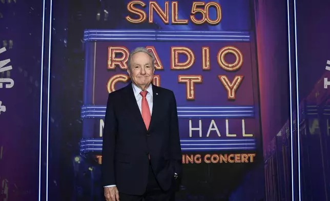 Lorne Michaels attends the SNL50: The Homecoming Concert at Radio City Music Hall on Friday, Feb. 14, 2025, in New York. (Photo by Evan Agostini/Invision/AP)