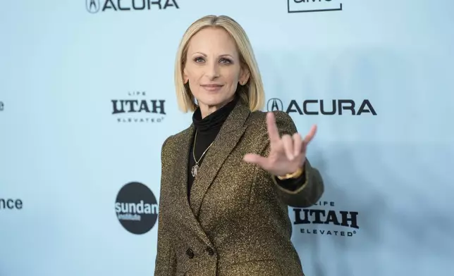 Marlee Matlin attends the premiere of "Marlee Matlin: Not Alone Anymore" during the Sundance Film Festival on Thursday, Jan. 23, 2025, at Eccles Theatre in Park City, Utah. (Photo by Charles Sykes/Invision/AP)