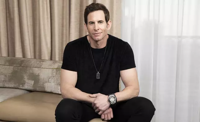 Tarek El Moussa poses for a portrait to promote "The Flip Off" on Tuesday, Jan. 28, 2025, in Los Angeles. (Photo by Rebecca Cabage/Invision/AP)