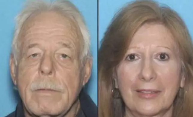 In this combination of undated photos provided by the Pennsylvania State Police, Richard Zajko, left, and his wife Rita Zajko, who police say were shot to death in their home in suburban Philadelphia on Dec. 31, 2022, are shown. (Pennsylvania State Police via AP)