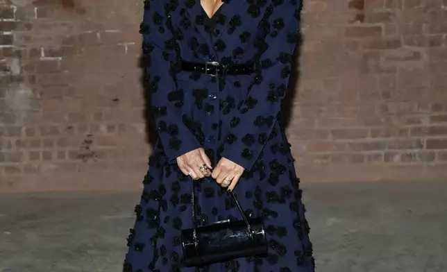 CORRECTS EVENT - Nicole Scherzinger attends the Michael Kors Fall/Winter 2025 fashion show as part of New York Fashion Week on Tuesday, Feb. 11, 2025, at Terminal Warehouse in New York. (Photo by Evan Agostini/Invision/AP)