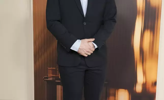 Greg Kwedar arrives at the Oscars Nominees Dinner on Tuesday, Feb. 25, 2025, at the Academy Museum of Motion Pictures in Los Angeles. (Photo by Jordan Strauss/Invision/AP)