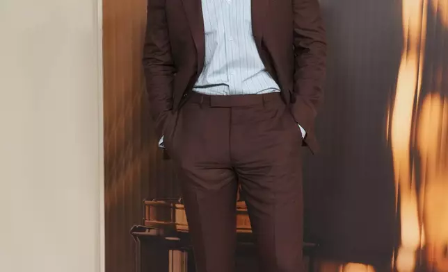 Sebastian Stan arrives at the Oscars Nominees Dinner on Tuesday, Feb. 25, 2025, at the Academy Museum of Motion Pictures in Los Angeles. (Photo by Jordan Strauss/Invision/AP)