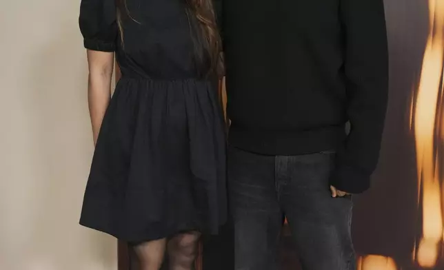 Samantha Quan, left, and Sean Baker arrive at the Oscars Nominees Dinner on Tuesday, Feb. 25, 2025, at the Academy Museum of Motion Pictures in Los Angeles. (Photo by Jordan Strauss/Invision/AP)