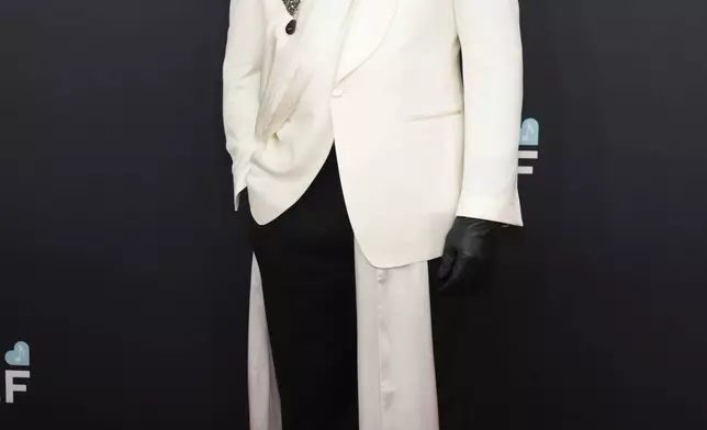 Busta Rhymes arrives at the 67th annual Grammy Awards on Sunday, Feb. 2, 2025, in Los Angeles. (Photo by Jordan Strauss/Invision/AP)