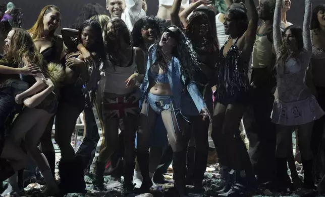 Charli XCX performs during the 67th annual Grammy Awards on Sunday, Feb. 2, 2025, in Los Angeles. (AP Photo/Chris Pizzello)