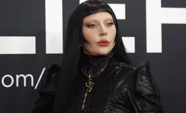 Lady Gaga arrives at the 67th annual Grammy Awards on Sunday, Feb. 2, 2025, in Los Angeles. (Photo by Jordan Strauss/Invision/AP)