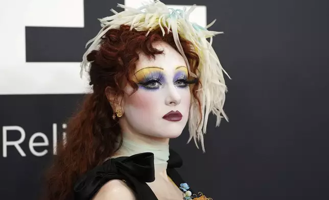 Chappell Roan arrives at the 67th annual Grammy Awards on Sunday, Feb. 2, 2025, in Los Angeles. (Photo by Jordan Strauss/Invision/AP)