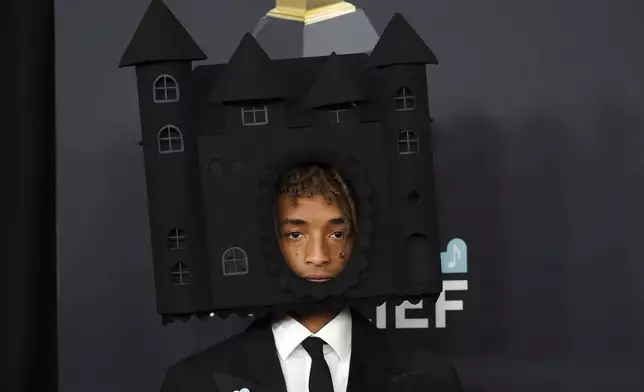 Jaden Smith arrives at the 67th annual Grammy Awards on Sunday, Feb. 2, 2025, in Los Angeles. (Photo by Jordan Strauss/Invision/AP)