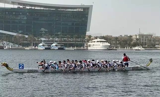 Dragon boat challenge stages in Dubai to promote Hong Kong culture and heritage  Source: HKSAR Government Press Releases