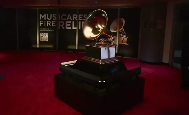 A general view of atmosphere is seen during the 67th annual Grammy Awards on Sunday, Feb. 2, 2025, in Los Angeles. (Photo by Richard Shotwell/Invision/AP)