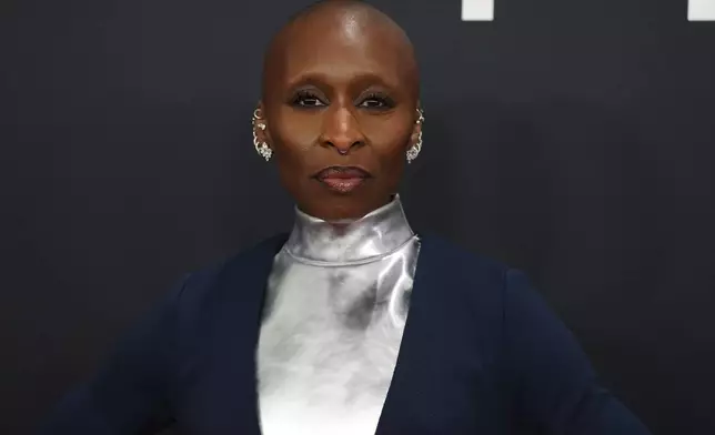 Cynthia Erivo arrives at the 67th annual Grammy Awards on Sunday, Feb. 2, 2025, in Los Angeles. (Photo by Jordan Strauss/Invision/AP)