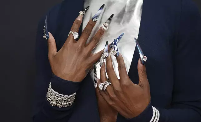 Cynthia Erivo arrives at the 67th annual Grammy Awards on Sunday, Feb. 2, 2025, in Los Angeles. (Photo by Jordan Strauss/Invision/AP)