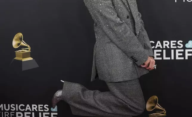 Justin Tranter arrives at the 67th annual Grammy Awards on Sunday, Feb. 2, 2025, in Los Angeles. (Photo by Jordan Strauss/Invision/AP)