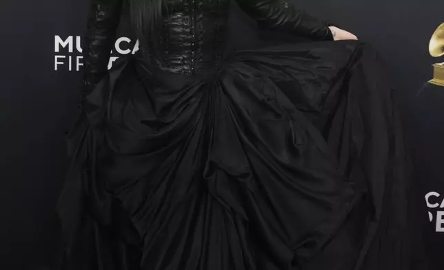 Lady Gaga arrives at the 67th annual Grammy Awards on Sunday, Feb. 2, 2025, in Los Angeles. (Photo by Jordan Strauss/Invision/AP)