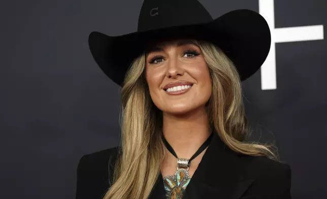 Lainey Wilson arrives at the 67th annual Grammy Awards on Sunday, Feb. 2, 2025, in Los Angeles. (Photo by Jordan Strauss/Invision/AP)