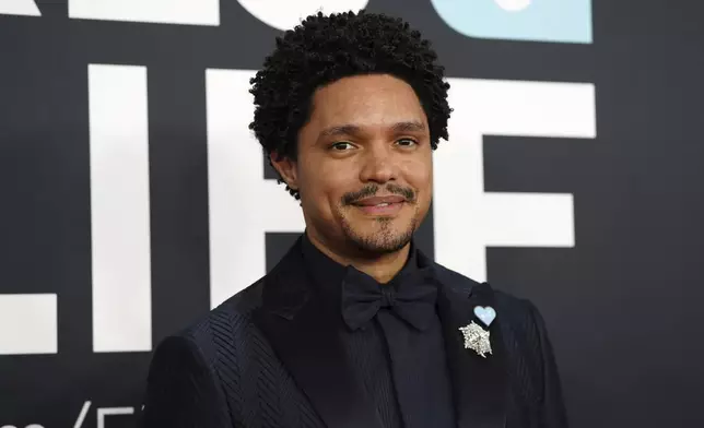 Trevor Noah arrives at the 67th annual Grammy Awards on Sunday, Feb. 2, 2025, in Los Angeles. (Photo by Jordan Strauss/Invision/AP)