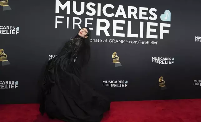 Lady Gaga arrives at the 67th annual Grammy Awards on Sunday, Feb. 2, 2025, in Los Angeles. (Photo by Jordan Strauss/Invision/AP)