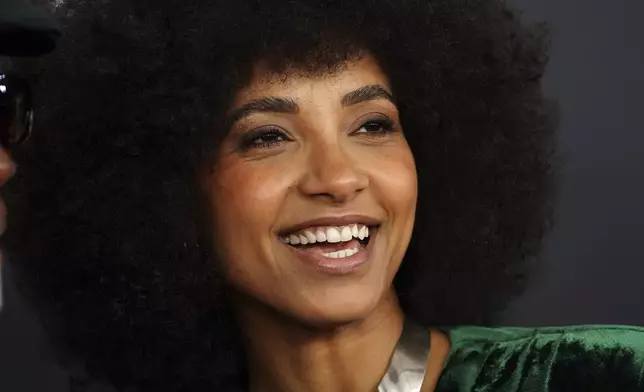 Esperanza Spalding arrives at the 67th annual Grammy Awards on Sunday, Feb. 2, 2025, in Los Angeles. (Photo by Jordan Strauss/Invision/AP)
