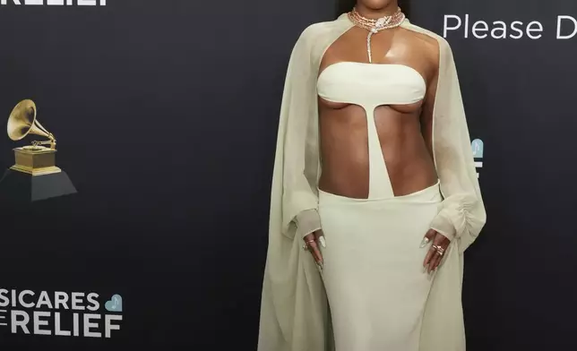 Victoria Monet arrives at the 67th annual Grammy Awards on Sunday, Feb. 2, 2025, in Los Angeles. (Photo by Jordan Strauss/Invision/AP)