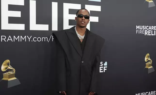 Rich the Kid arrives at the 67th annual Grammy Awards on Sunday, Feb. 2, 2025, in Los Angeles. (Photo by Jordan Strauss/Invision/AP)
