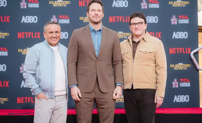 Joe Russo, Chris Pratt and Anthony Russo (Photo: AGBO)