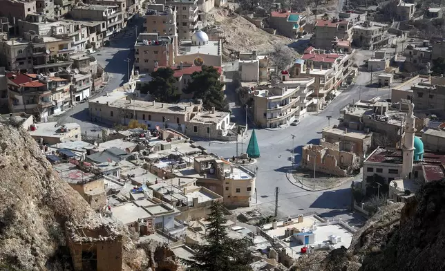 The ancient Christian-majority town of Maaloula, Syria is seen on Sunday, Jan. 12, 2025. (AP Photo/Omar Sanadiki)