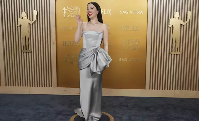 Mikey Madison arrives at the 31st annual Screen Actors Guild Awards on Sunday, Feb. 23, 2025, at the Shrine Auditorium in Los Angeles. (Photo by Jordan Strauss/Invision/AP)