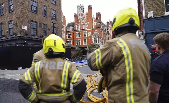 Large fire tears through luxury London hotel known as a celebrity hotspot