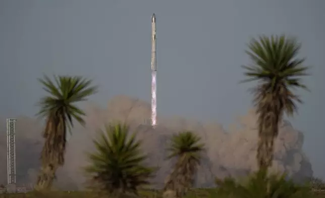 SpaceX's mega rocket Starship lifts off for a test flight from Starbase in Boca Chica, Texas, Thursday, March 6, 2025. (AP Photo/Eric Gay)