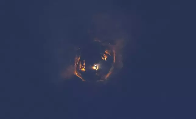SpaceX's mega rocket Starship makes a test flight from Starbase in Boca Chica, Texas, Thursday, March 6, 2025. (AP Photo/Eric Gay)
