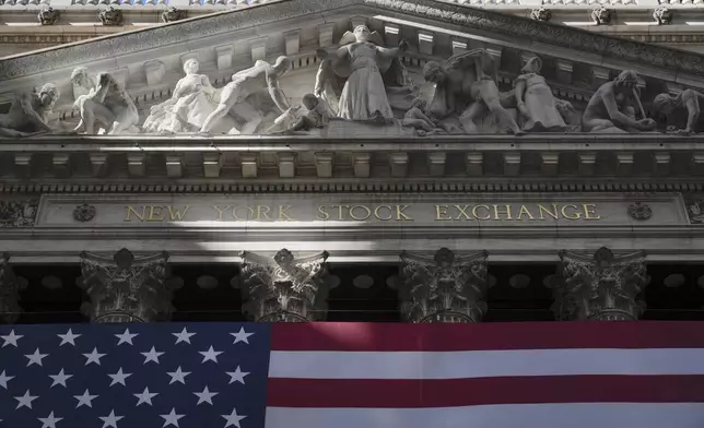 The New York Stock Exchange is seen in New York, Wednesday, Feb. 26, 2025. (AP Photo/Seth Wenig)