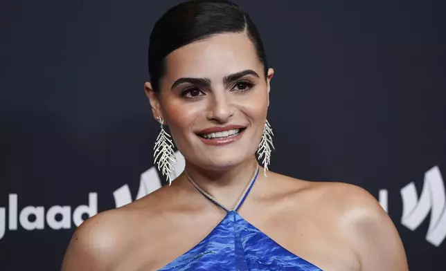 Nava Mau arrives at the 36th annual GLAAD Media Awards on Thursday March 27, 2025, at the Beverly Hilton Hotel in Beverly Hills, Calif. (Photo by Jordan Strauss/Invision/AP)