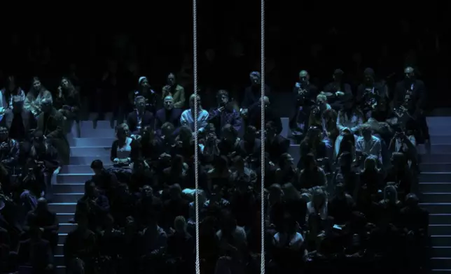 A model wears a creation as part of the Dior Fall/Winter 2025-2026 Womenswear collection presented Tuesday, March 4, 2025. in Paris. (Photo by Scott A Garfitt/Invision/AP)