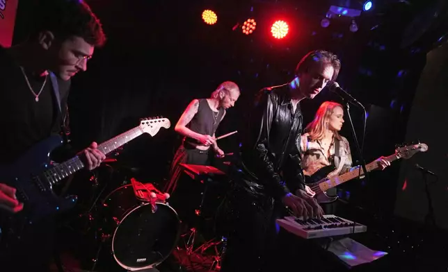 Levin Goes Lightly perform during The New Colossus Festival on Friday, March 7, 2025, in New York. (Photo by Charles Sykes/Invision/AP)