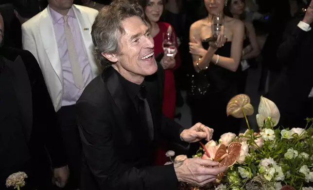 Willem Dafoe attends the Governors Ball after the Oscars on Sunday, March 2, 2025, in Los Angeles. (AP Photo/John Locher)