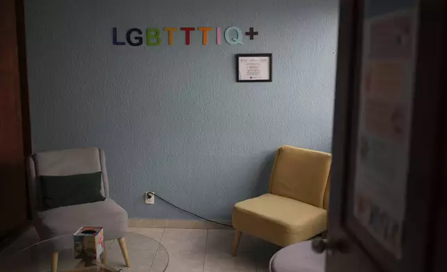 The sun shines into a room at Casa Frida, a shelter that supports LGBTQ+ migrants, in Mexico City, Tuesday, Feb. 18, 2025. (AP Photo/Eduardo Verdugo)