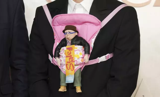 Nicolas Keppens arrives at the Oscars on Sunday, March 2, 2025, at the Dolby Theatre in Los Angeles. (Photo by Jordan Strauss/Invision/AP)