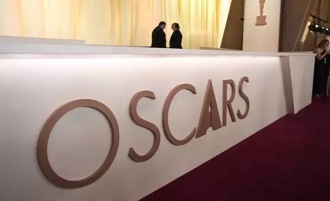 A general view of atmosphere at the Oscars on Sunday, March 2, 2025, at the Dolby Theatre in Los Angeles. (AP Photo/John Locher)