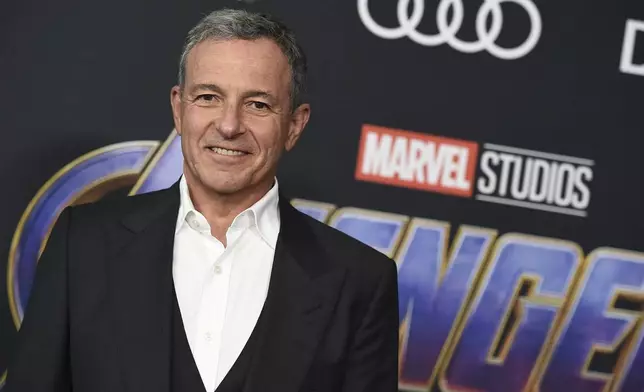 FILE - Disney CEO Bob Iger arrives at the premiere of "Avengers: Endgame" at the Los Angeles Convention Center on Monday, April 22, 2019. (Photo by Jordan Strauss/Invision/AP, File)