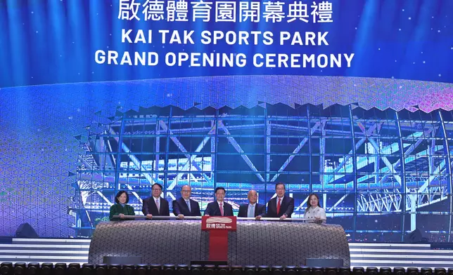 Speech by CE at Kai Tak Sports Park Grand Opening Ceremony  Source: HKSAR Government Press Releases