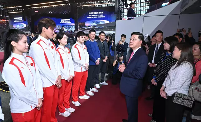 Speech by CE at Kai Tak Sports Park Grand Opening Ceremony  Source: HKSAR Government Press Releases