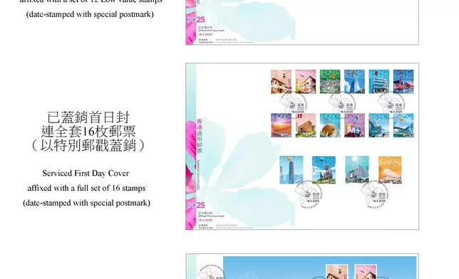 Hongkong Post to issue "2025 Hong Kong Definitive Stamps"  Source: HKSAR Government Press Releases