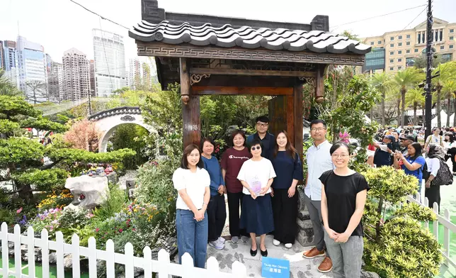 Winning garden plots on display at Hong Kong Flower Show  Source: HKSAR Government Press Releases