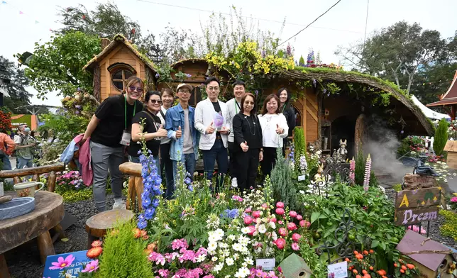 Winning garden plots on display at Hong Kong Flower Show  Source: HKSAR Government Press Releases