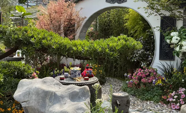 Winning garden plots on display at Hong Kong Flower Show  Source: HKSAR Government Press Releases