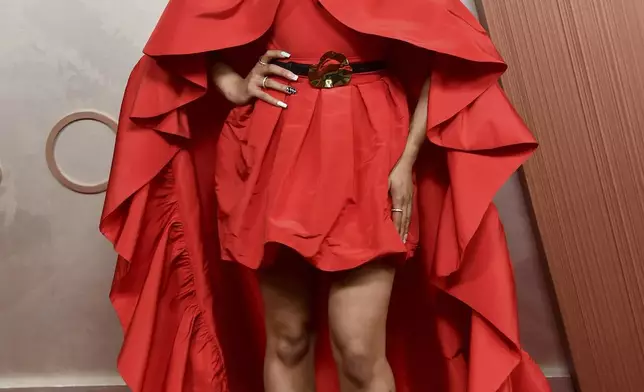 Storm Reid arrives at the Oscars on Sunday, March 2, 2025, at the Dolby Theatre in Los Angeles. (Photo by Richard Shotwell/Invision/AP)