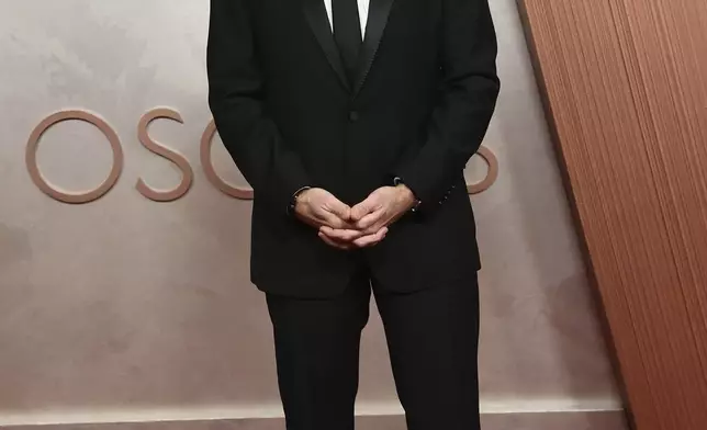 Ben Stiller arrives at the Oscars on Sunday, March 2, 2025, at the Dolby Theatre in Los Angeles. (Photo by Richard Shotwell/Invision/AP)