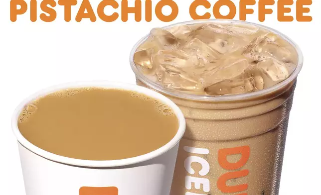 Pistachio Coffee is back for the first time since 2018. The nutty, subtly sweet Pistachio Flavor Swirl is combined with Dunkin’s Original Blend coffee (hot or iced), offering a unique, delicious sip. (Photo: Business Wire)
